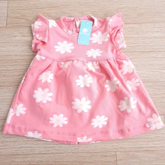 Vestido Margarita de beba coral - comprar online