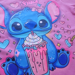 Remera stich personaje rosa en internet