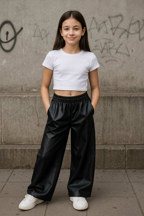 Pantalon Ecocuero Teens(11 años a 14 años)