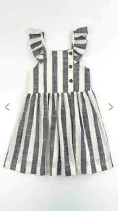 Vestido lino rayado Nena en internet