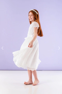 Imagen de Vestido Macarena de Fiesta Natural