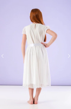 Vestido Macarena de Fiesta Natural - tienda online