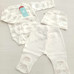 Ajuar Oso Natural Bebe - comprar online