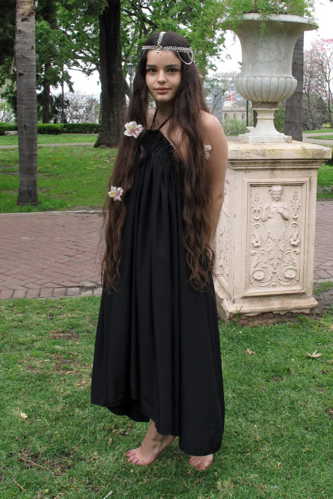 FALDA/ VESTIDO BRUJA (doble uso)