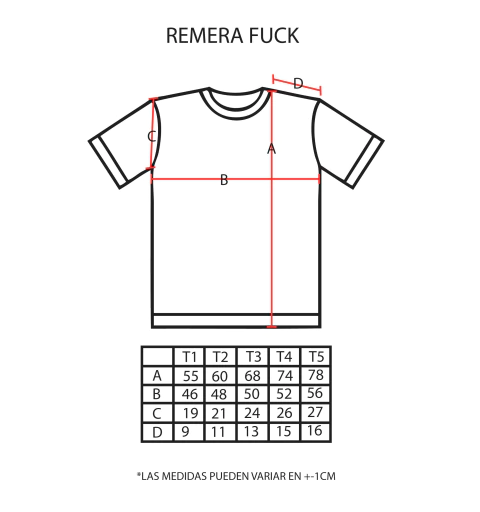 REMERA FUCK BLANCA - Frabulosa