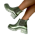 BOTA METALIZADA VERDE