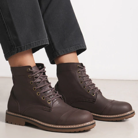 BORCEGO MAYWE MAN CHOCO CUERO