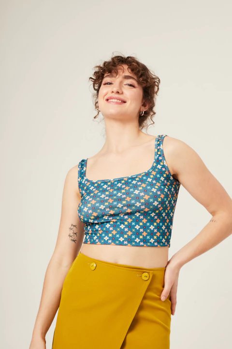 Top MINERVA - print petróleo - comprar online