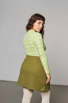 Falda TWIGGY - verde - comprar online