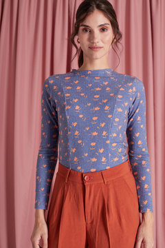 Remera ESTELAR - print azul - comprar online