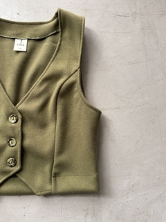 Chaleco - Twiggy verde - tienda online