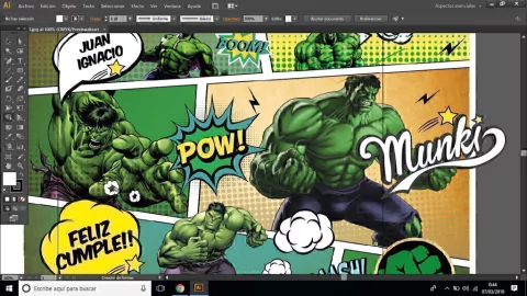 Kit imprimible Hulk PERSONALIZADO