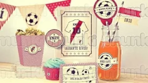 Kit Imprimible River Plate PERSONALIZADO