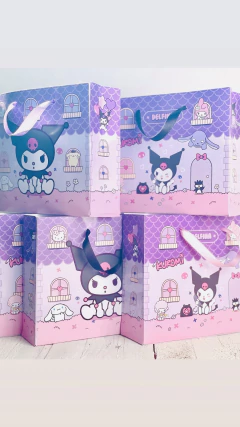 Bolsitas Imprimibles Kuromi con Textos Exitables