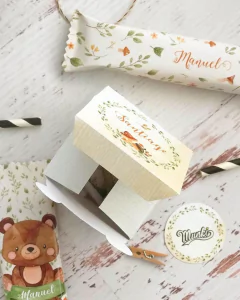 Kit imprimible animalitos del Bosque Terra PERSONALIZADO on internet