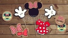 Kit Imprimible Minnie Rojo PERSONALIZADO - Kits Imprimibles Munki
