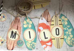 Kit imprimible Surf PERSONALIZADO - Kits Imprimibles Munki