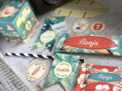 Kit imprimible Surf PERSONALIZADO na internet