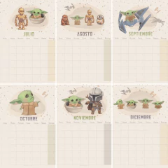 Calendario Perpetuo Baby Yoda en internet