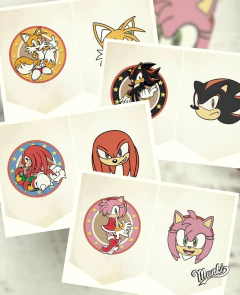 Banderines de Sonic para imprimir