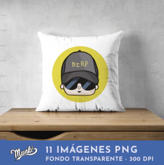 imágenes bizarrap session music para estampar en remera