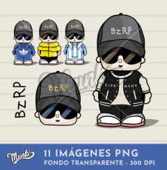 imágenes png fondo transparente para kit imprimible bizarrap music session shakira