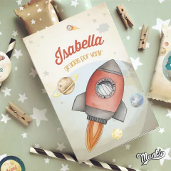 Kit Imprimible Astronauta del Espacio Personalizado con Nombre - comprar online