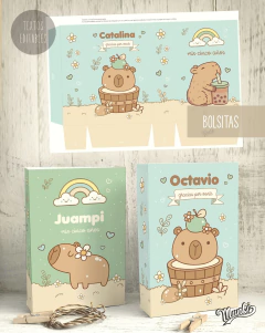 bolsitas dulceras para golosinas de capybara