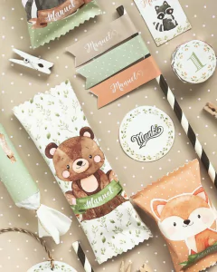 Kit imprimible animalitos del Bosque Terra PERSONALIZADO - online store