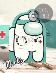 Among us impostor doctor party box