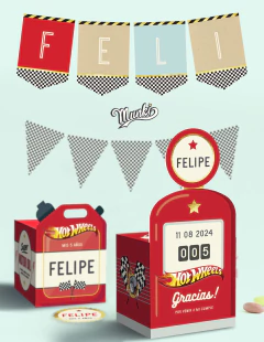 cajitas surtidor de nafta para imprimir, decoración cumpleaños, kit imprimible autitos hot wheel