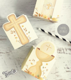 party box communion cajitas candy bar comunión