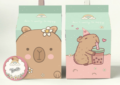 Cajas Milkbox Capybara PDF con texto editable - comprar online