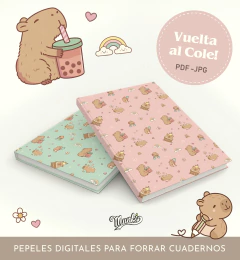 Capybara creative stationery for back to school