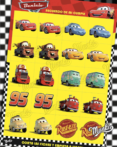 juego de la memoria de Cars
