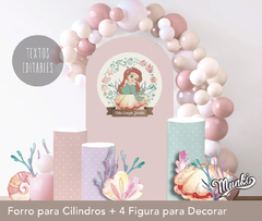 Kit imprimible La Sirenita Bebé para Decorar