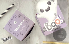 Mini Kit Imprimible Halloween Cute con Textos Editables en PDF - tienda online