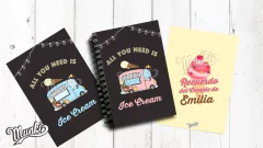 Kit Imprimible Helados PERSONALIZADO - comprar online