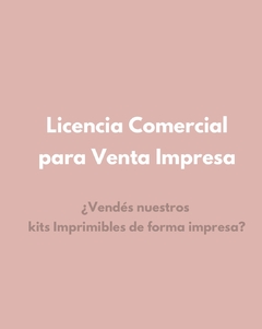 Licencia Comercial para Venta Impresa - comprar online