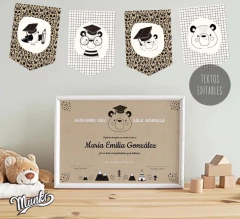 kit de egresados para imprimir y decorar