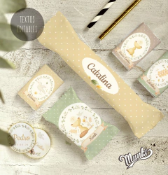 candy bar para decorar fiesta de primera comunión