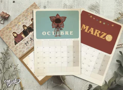 Calendario 2025 Stranger Things Kit Imprimible PDF en internet