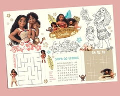 Mantel de Actividades Moana 2 (envío editado con nombre) - buy online