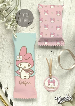 candy bar personalizado my melody kuromi
