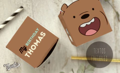 we bare bears printable party