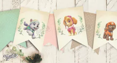 Kit imprimible Skye y Everest Paw Patrol PERSONALIZADO - online store