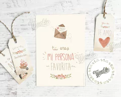 San Valentín terra - Kits Imprimibles Munki