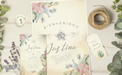 Kit imprimible Suculentas PERSONALIZADO en internet
