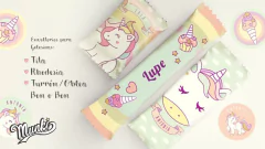 Kit Imprimible Unicornios PERSONALIZADO