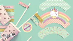 Kit Imprimible Unicornios PERSONALIZADO - Kits Imprimibles Munki